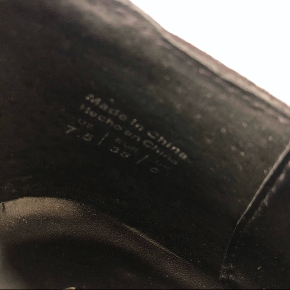 🚫 SOLD Aldo Suede Leather Rhinestone Heel Booties 7.5 - Picture 9 of 9